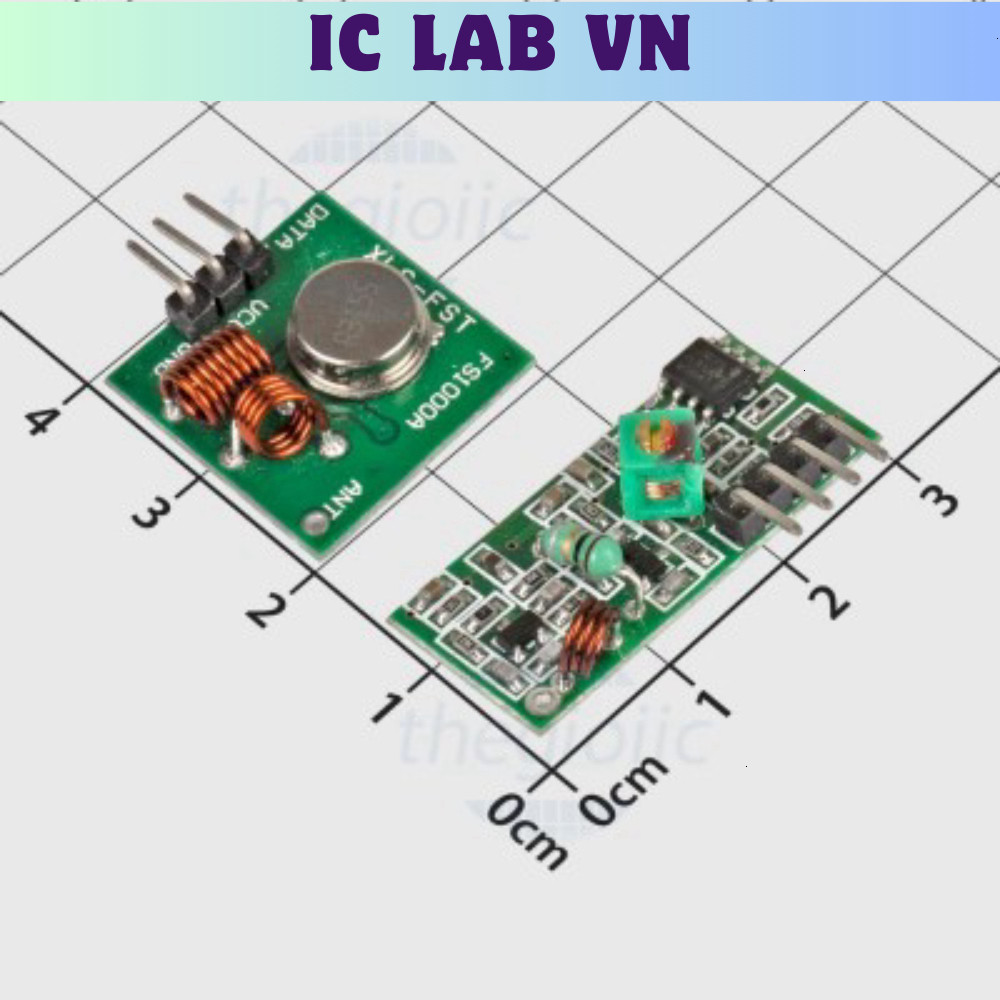 MX-315Mhz Bộ Thu Phát RF 315Mhz 200m Ic Lab VN