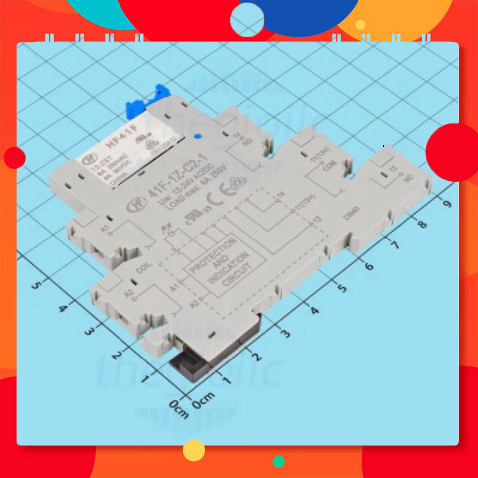 41F-1Z-C2-1 Module 1 Relay 12V Gắn Ray TechParts Việt