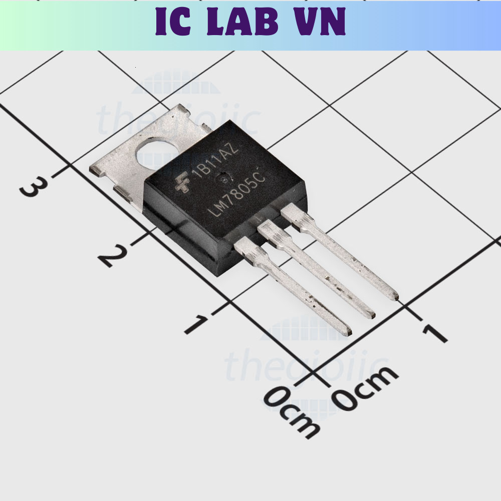 [5 Cái]- LM7805CT-CN IC Ổn Áp 5V 1.5A Ic Lab VN