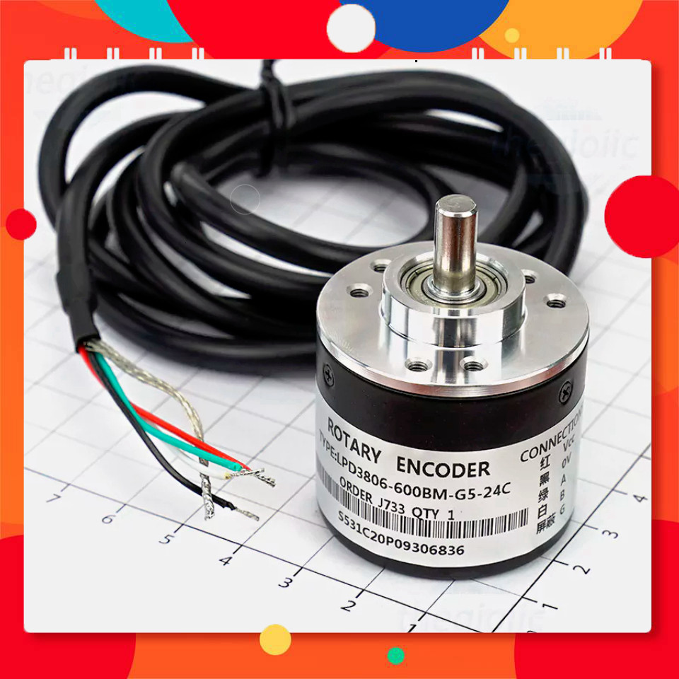LPD3806-600BM Rotary Encoder 600 Xung NPN TechParts Việt