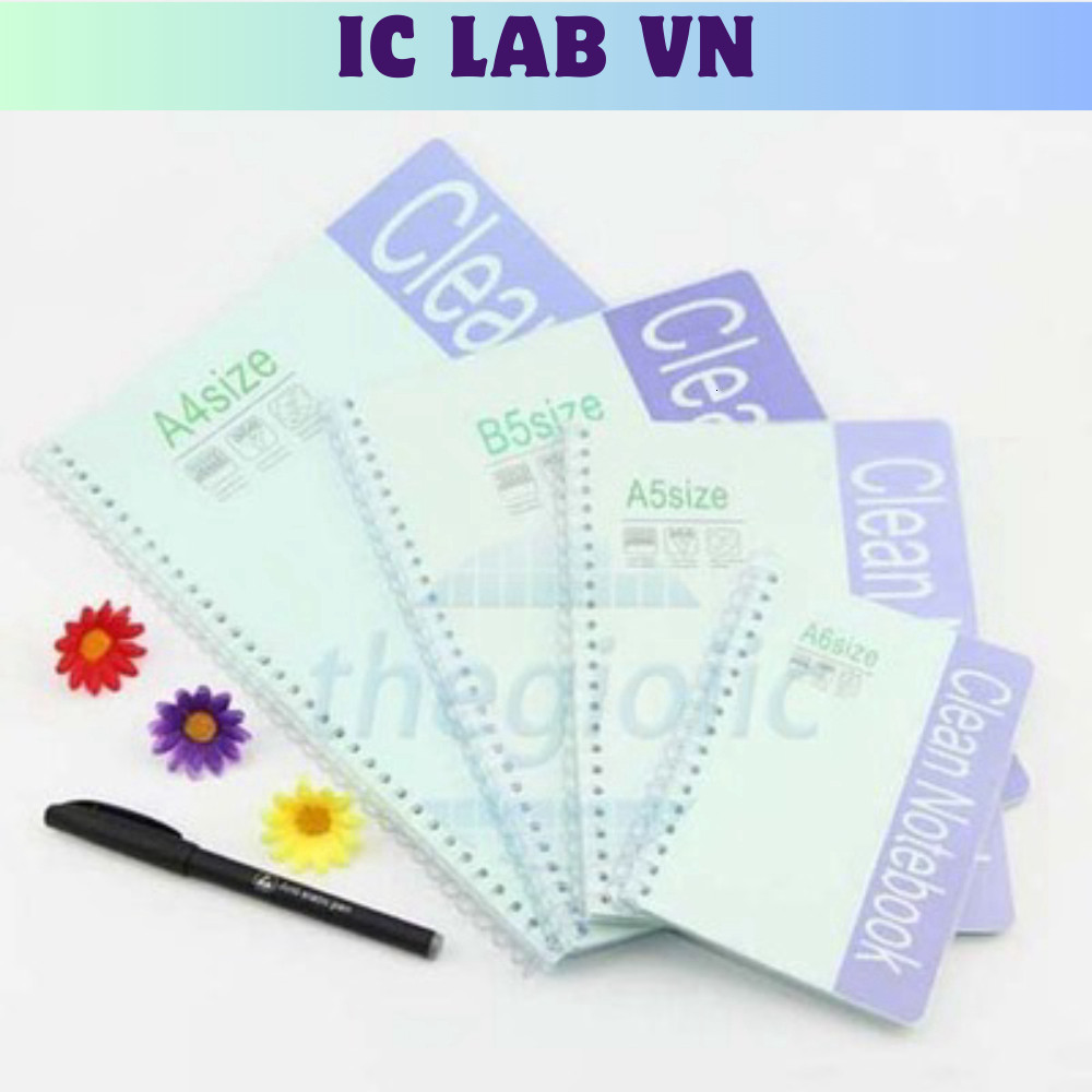 Vở Phòng Sạch A4 50 Trang Ic Lab VN