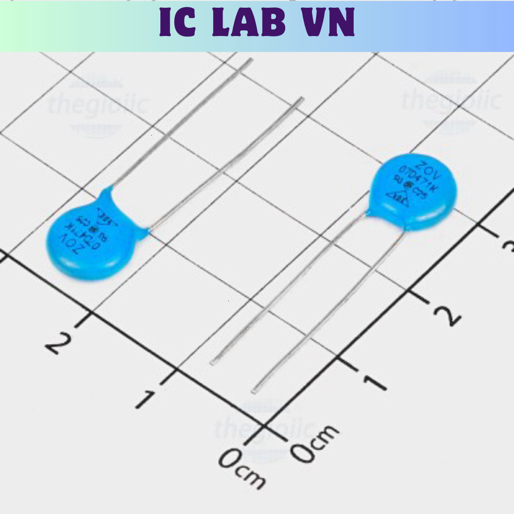 [20 Cái]- Tụ Chống Sét Varistor 07D471K 470V Ic Lab VN
