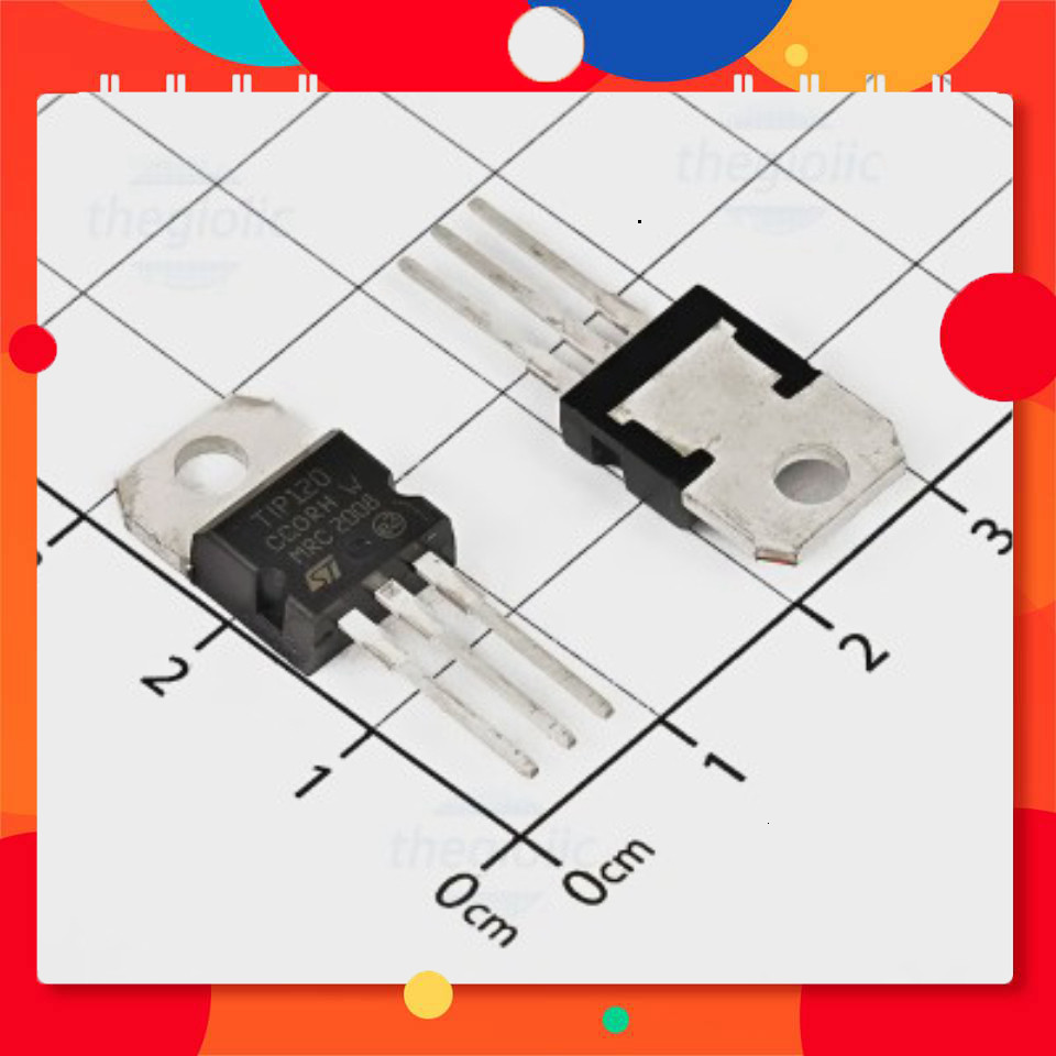 [5 Cái]- TIP120 BJT Transistor NPN 1 Ngõ Ra Darlington 60V 5A TO-220 TechParts Việt