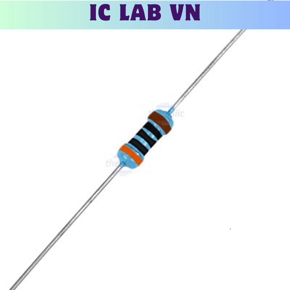 [30 Cái]- Điện Trở 1 Ohm 1W 1% 5 Vòng Màu Ic Lab VN