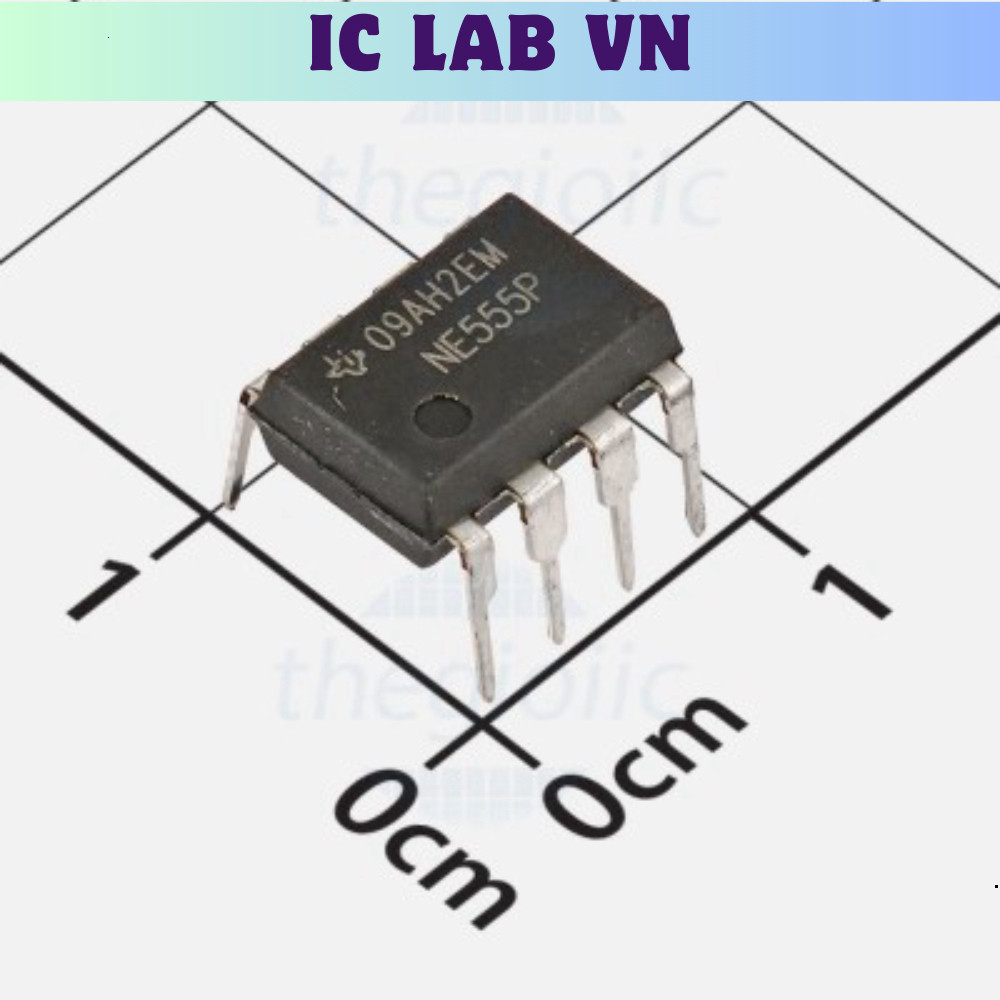 [5 Cái]- NE555P IC Timer Circuit 100kHz 8-DIP Ic Lab VN