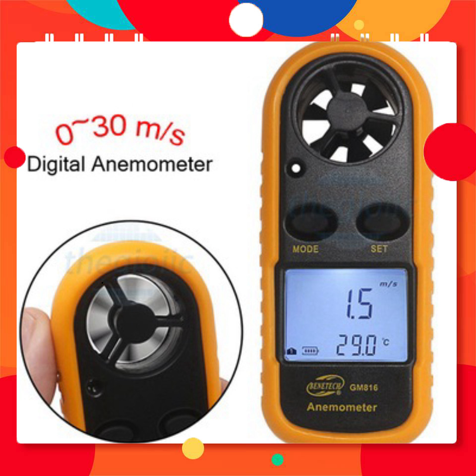 GM816 Máy Đo Tốc Độ Gió TechParts Việt