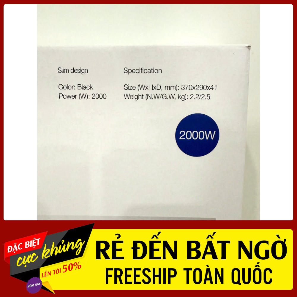 IB đặt nhanh✔️_  Bếp điện từ LocknLock EJI331, 220240v, 50/60hz, 2000w  màu đen  BH 24 Tháng _lắp mi