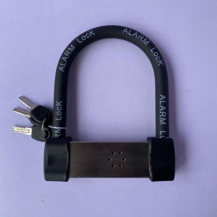Khoá chữ U chống trộm có chuông báo động LK 605, 604 (chính hãng) [BC shop] (Shop BC) . g