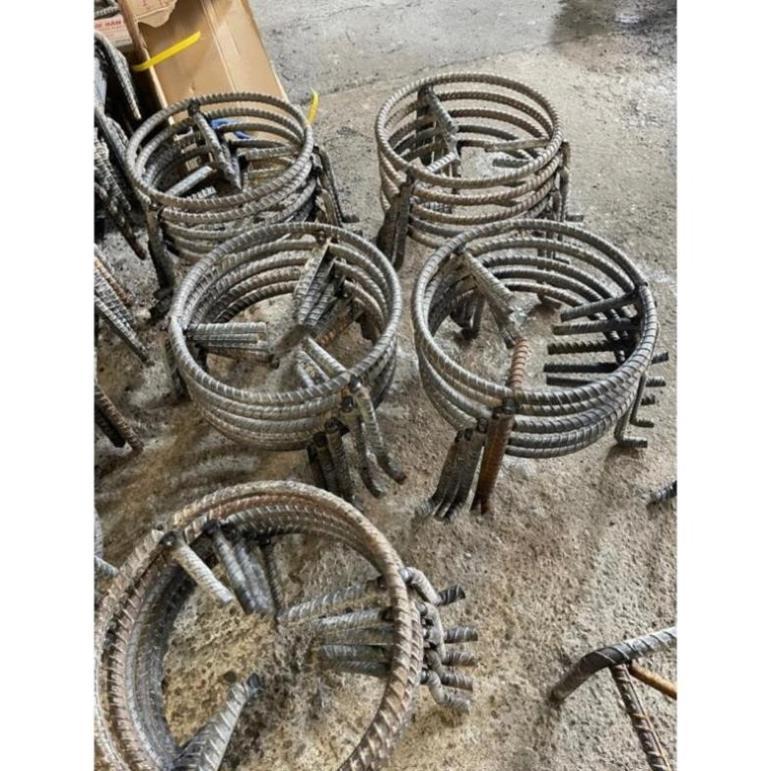 Kiềng đun bếp củi dạng Tròn đường kính 30-35-40 làm từ sắt xoắn đặc [BC shop] (Shop BC) . g