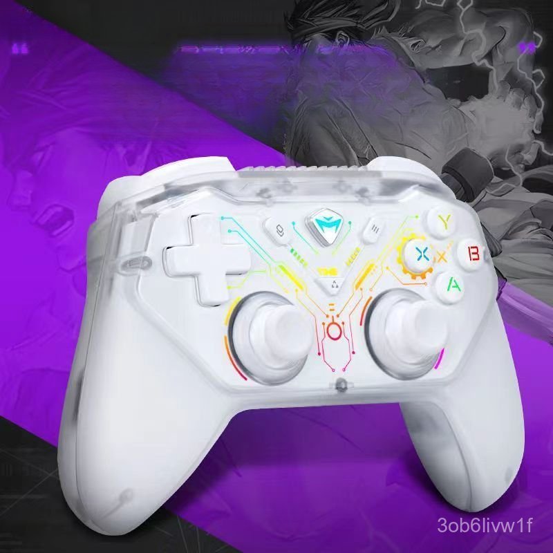 G3s Chơi game không dây hai chế độ RGB Tay cầm Cần điều khiển độ chính xác cao Hỗ trợ máy tính PC Ti