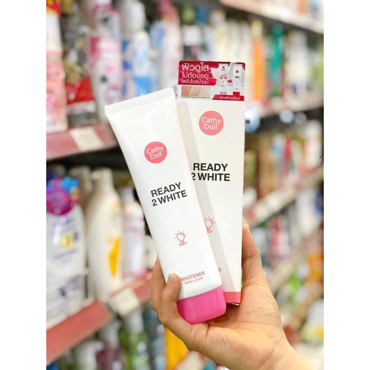 [Chính Hãng] Sữa Dưỡng Thể Trắng Da Cathy Doll Ready 2 White Whitener Body Lotion 150ml Thái - 1 Tuý