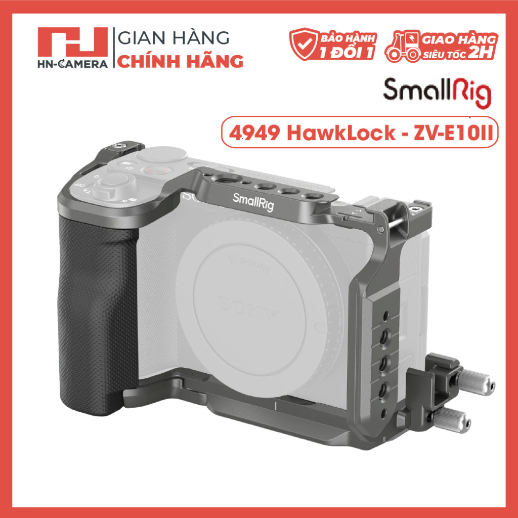 Khung Bảo Vệ - SmallRig Cage Kit Cho Máy Ảnh Sony ZV-E10 Mark II (4949 HawkLock/ 4867)