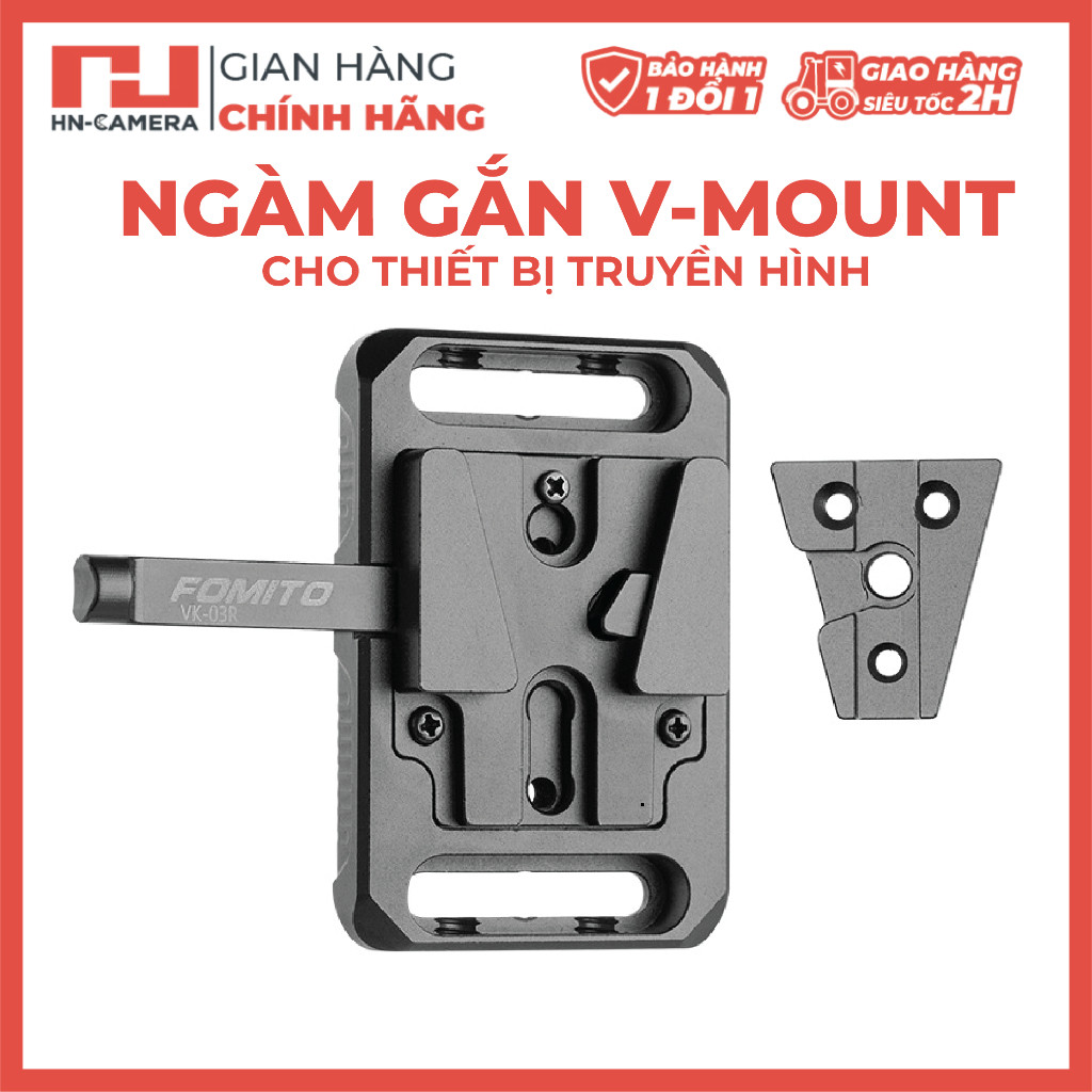 Ngàm V-Mount FOMITO Gắn Pin V Mount Battery