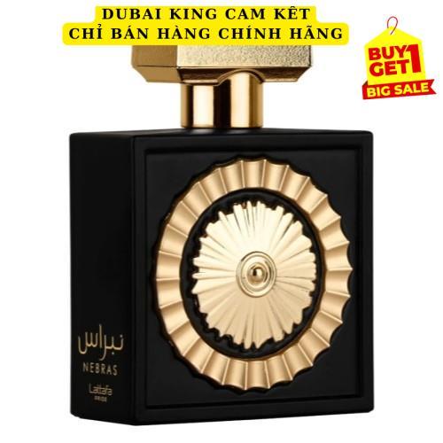 DUBAI KING💥 NƯỚC HOA NAM / UNISEX NEBRAS LATAFFA PERFUMES 100ML 

Vanilla – Ca Cao – Berry | Ngọt Ấm