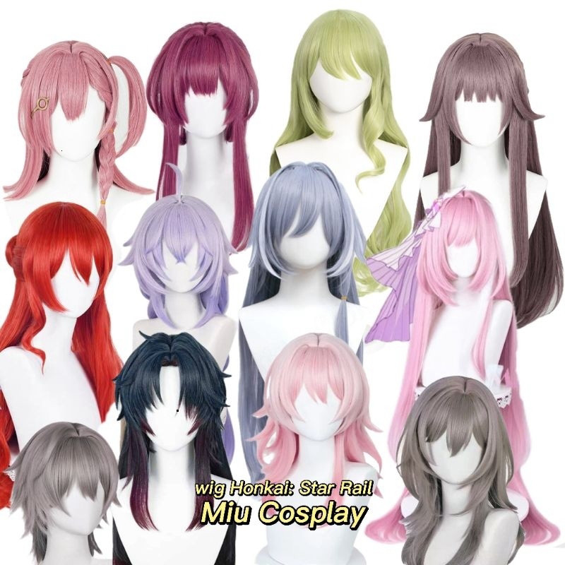 [order] Wig/Tóc giả Bailu/Kafka/Blade/March 7th/Trailblazer/Asta/Selee Honkai: Star Rail [Miu Cospla