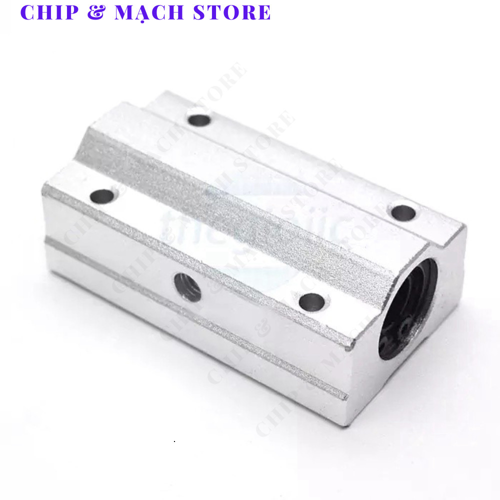SCS10LUU Gối Đỡ Bạc Đạn Tuyến Tính 10mm Chip & Mạch Store