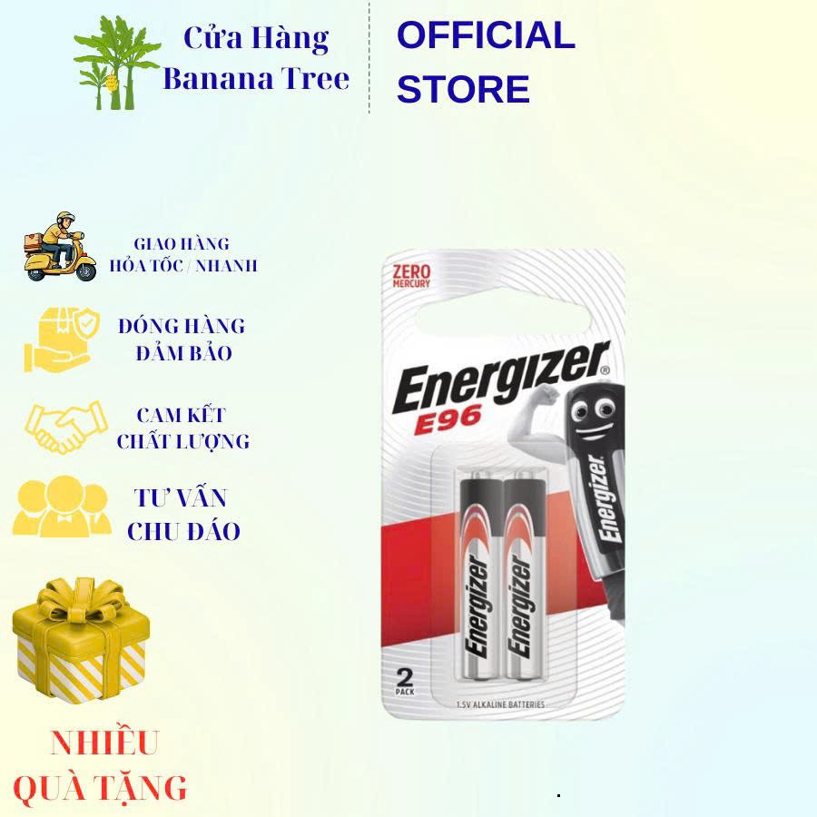 Pin AAAA Energizer E96-LR8D425 chính hãng vỉ 2 viên