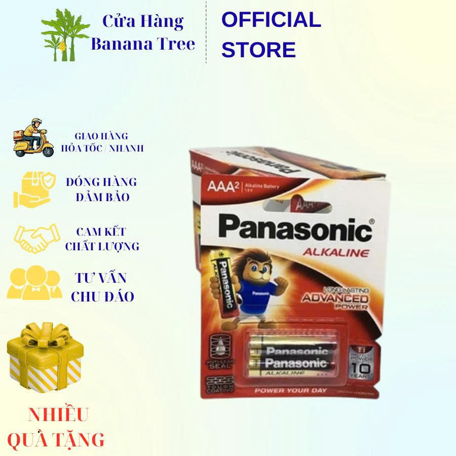 Pin Tiểu AAA Panasonic alkaline LR6T-2B chính hãng