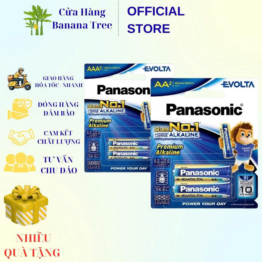 Pin AA/AAA Panasonic Evolta LR03EG-2B chính hãng