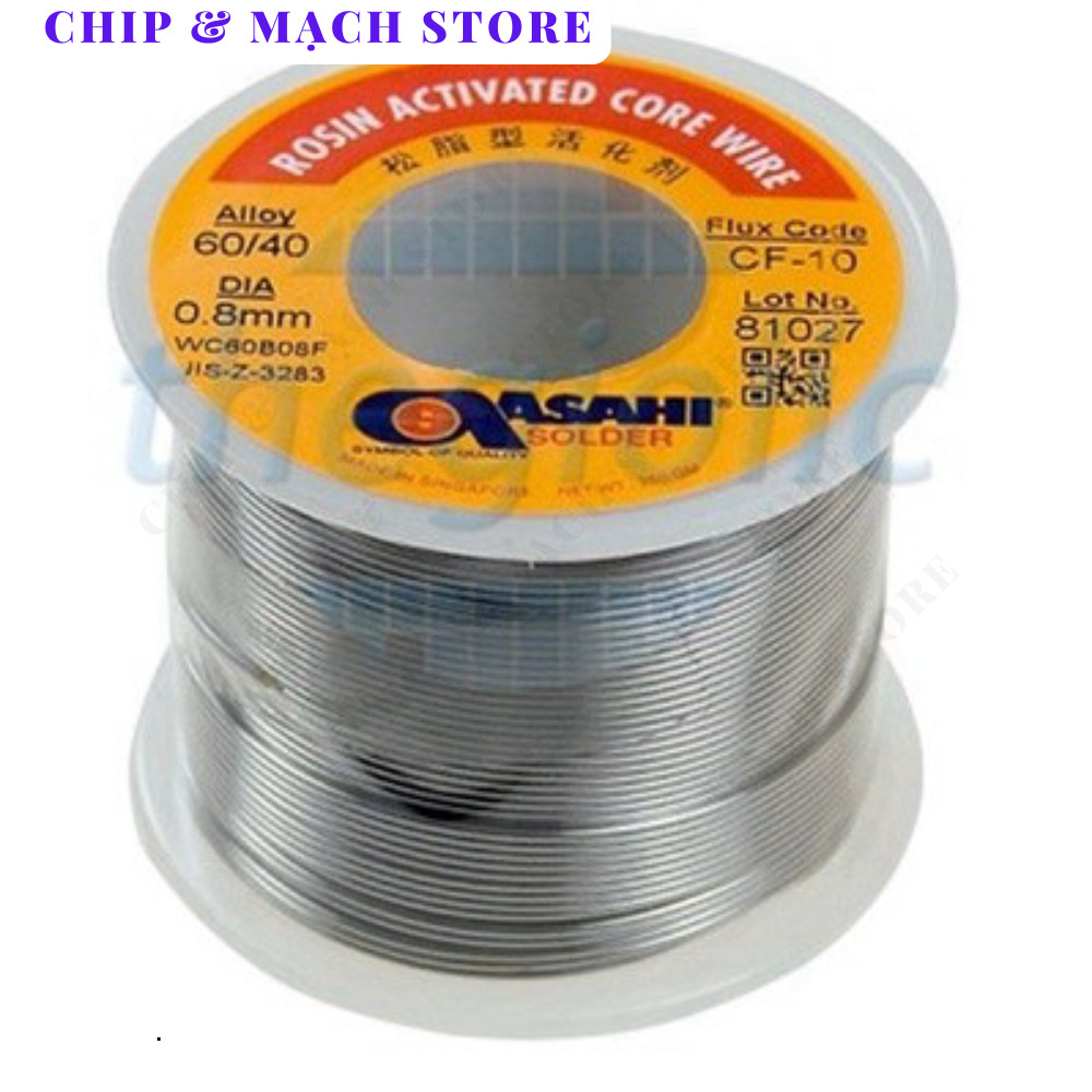 Thiếc Hàn 1.0 Sn60 Pb40 500G Asahi Chip & Mạch Store