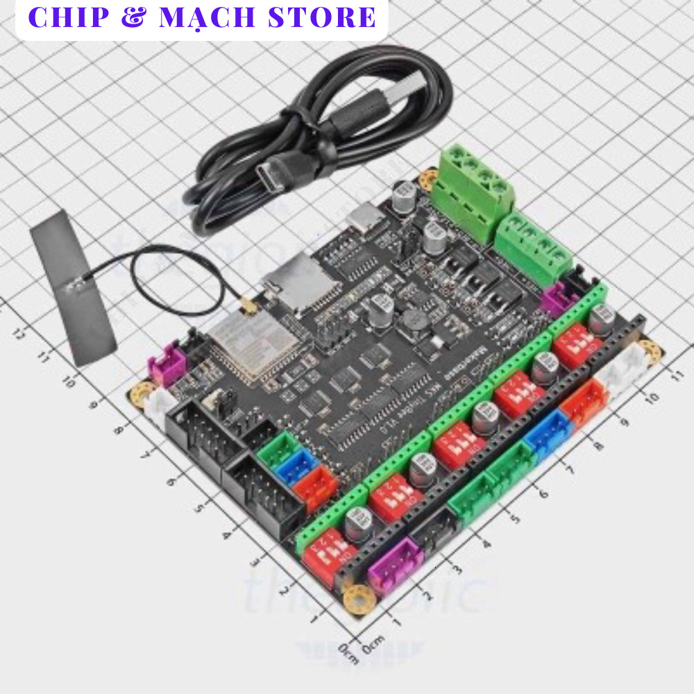 MKS TinyBee Module Điều Khiển Máy In 3D Tích Hợp ESP32 12~24VDC Chip & Mạch Store