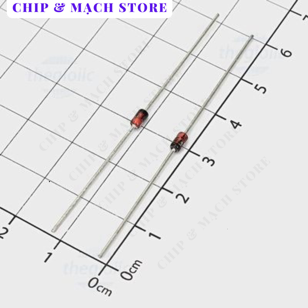 [50 Cái]- 1N4733A Diode Zener 5.1V 1W Chip & Mạch Store
