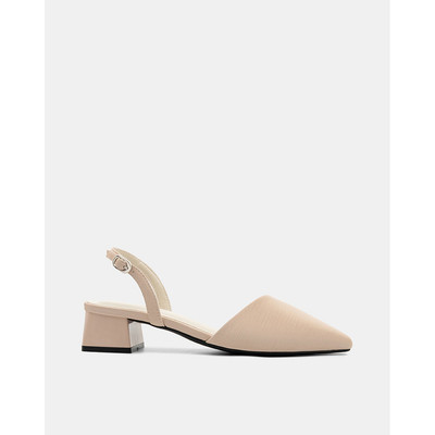 Giày Cao Gót Nữ 5cm Thời Trang JUNO Giày Cao Gót Slingback Gót Vuông Cơ Bản CG05169