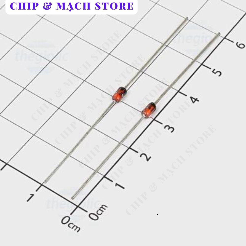 [50 Cái]- 1N4742A Diode Zener 12V 1W Chip & Mạch Store
