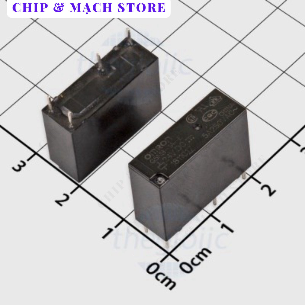 [2 Cái]- G5NB-1A-E-24VDC Rơ Le 24VDC 5A SPST-NO 4 Chân Chip & Mạch Store