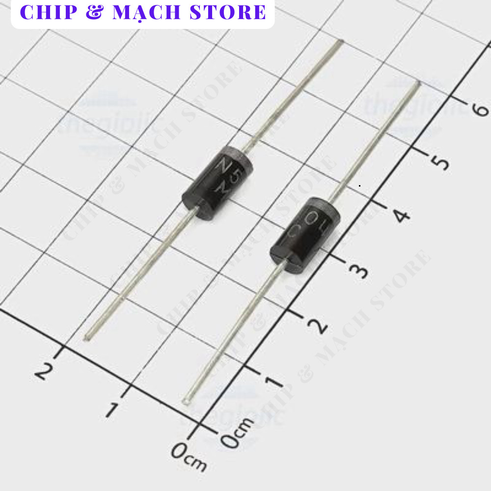 [30 Cái]- 1N5404 Diode Chỉnh Lưu 3A 400V DO-201AD Chip & Mạch Store