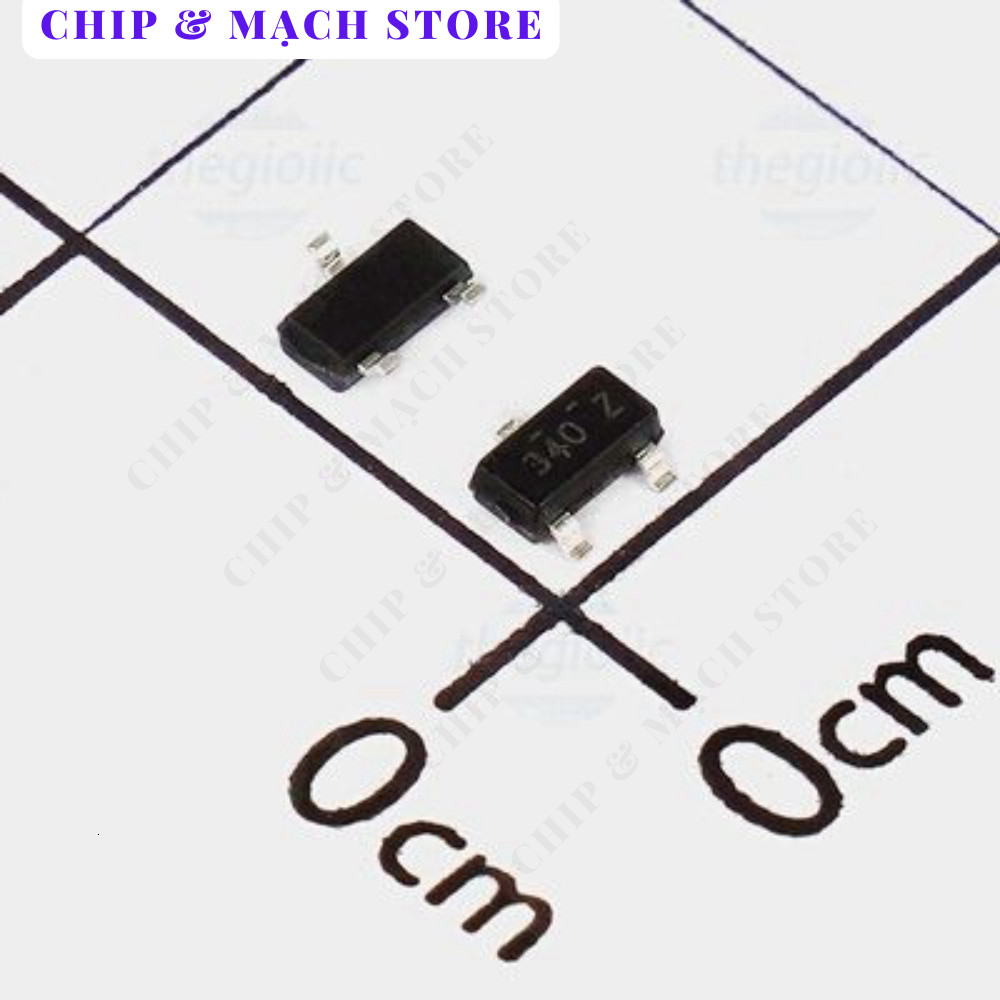 [10 Cái]- FDN340P MOSFET Kênh P 20V 2A SOT-23 Chip & Mạch Store