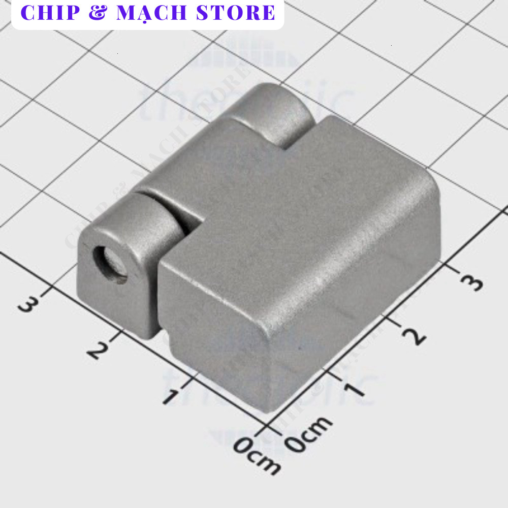 HL023-2 Bản Lề Tủ Điện Màu Bạc 29mm Chip & Mạch Store