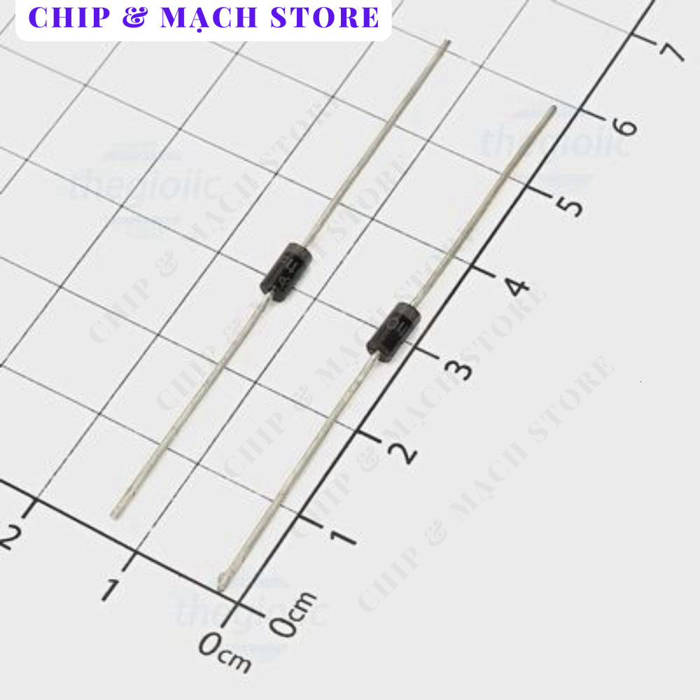[50 Cái]- UF4004 Diode Chỉnh Lưu 1A 400V DO-41 Chip & Mạch Store