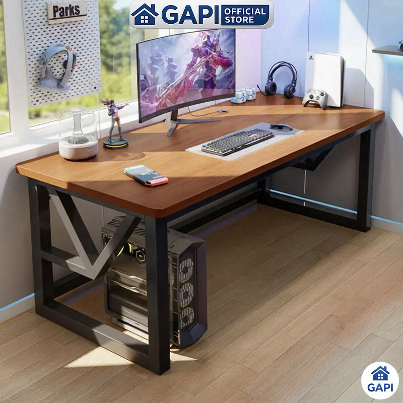 Bàn Làm Việc Gaming khung thép hộp sơn tĩnh điện hiện đại thương hiệu GAPI - GM68