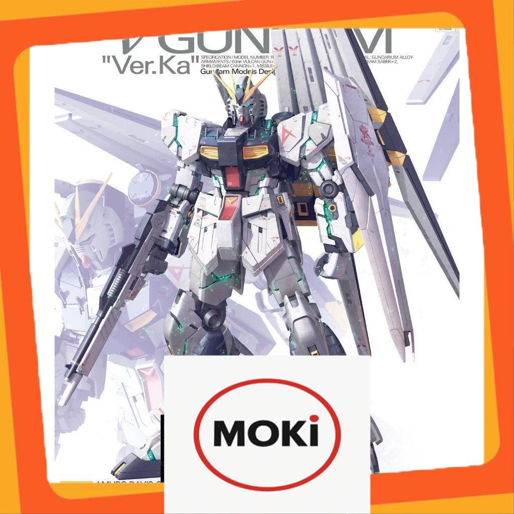 Bandai Mô hình lắp ráp Gundam MG 1/100 RX-93 Nu Ver.Ka chính hãng Nhật Bản Bandai Namco mô hình MG V