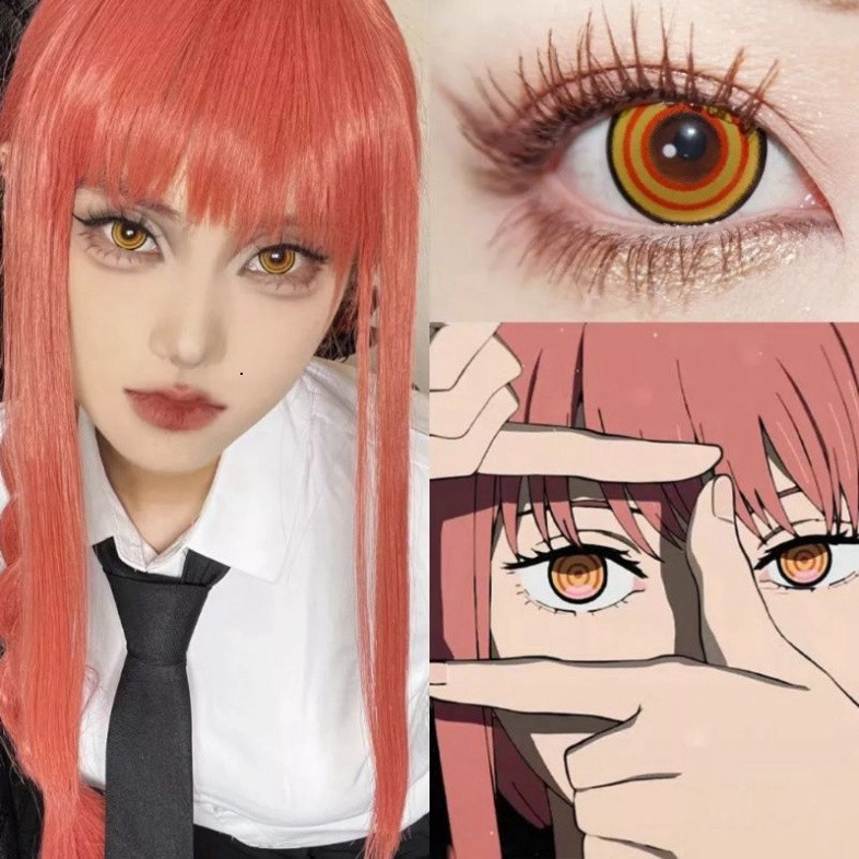 [Sẵn] Lens cosplay Klee/Satoru Gojo/Nahida/Power/Makima/Hutao - Kính áp tròng hóa trang [Miu Cosplay