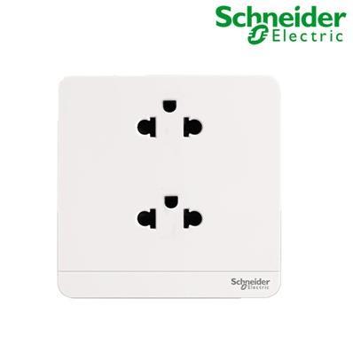 Bộ ổ cắm đôi 3 chấu 16A AvatarOn Schneider