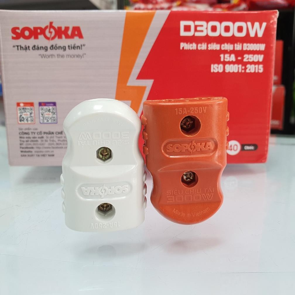 Phích Cắm Điện Âm Siêu Chịu Tải 3000W D3000W SOPOKA
