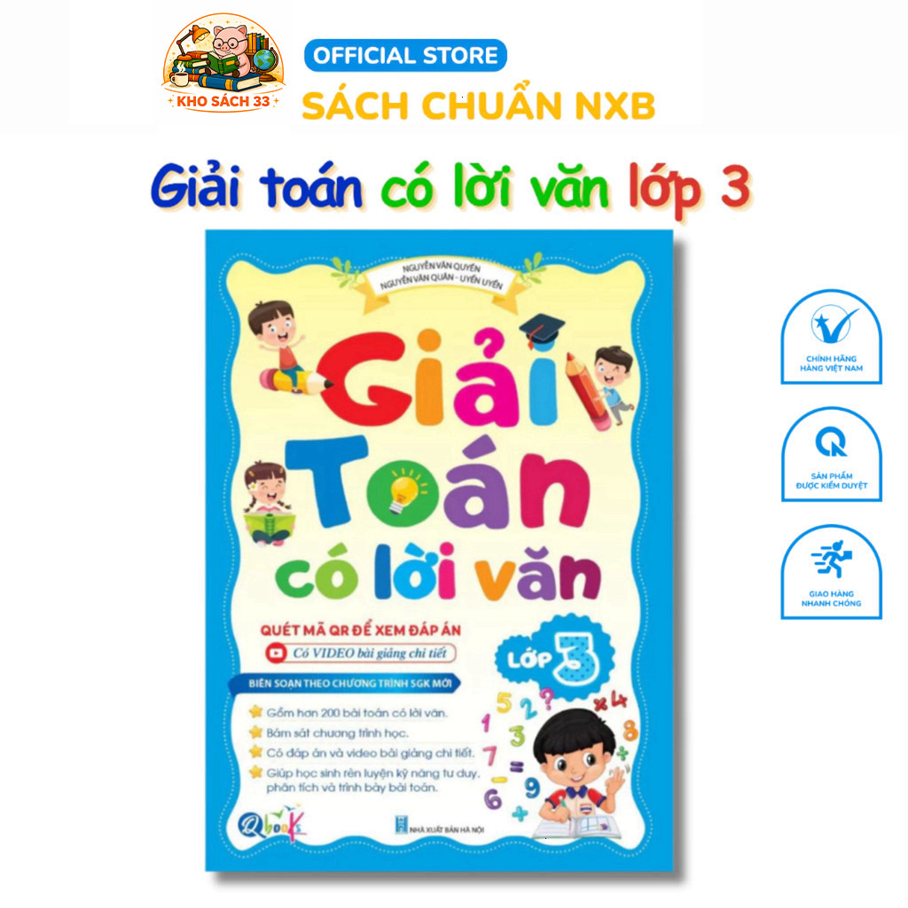 Sách - [Lớp 3] - Giải Toán Có Lời Văn Lớp 3