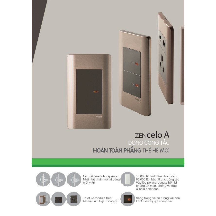 Mặt che cho 2 thiết bị size S dòng Zencelo A - Schneider Electric - A8402S_WE_G19 A8402S_SZ_G19