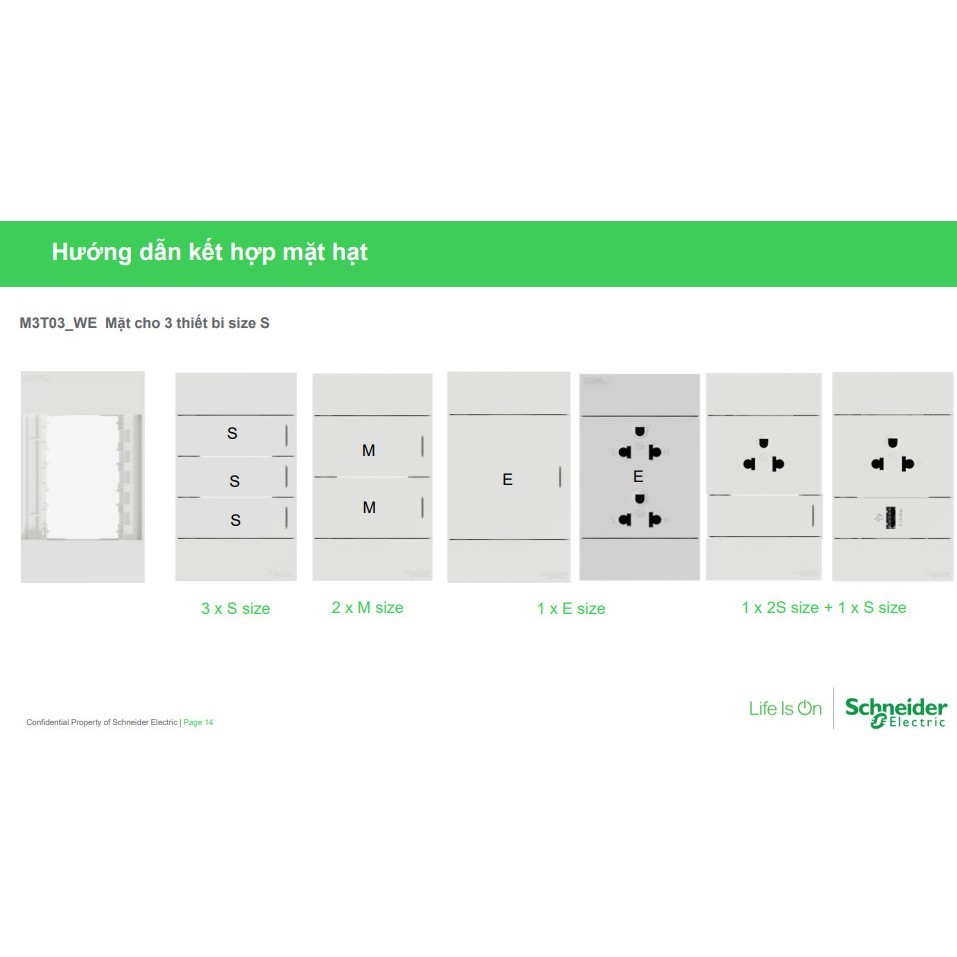 Công tắc 1 chiều - 16AX - Trắng - dòng AvatarOn A Cắm Nhanh - Schneider Electric - M3T31_1F_WE M3T31