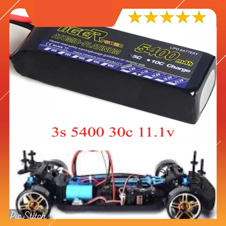 [HỎA TỐC]  3s 5400 11.1v cho xe điều khiển từ xa RC tốc độ 70-90km/h