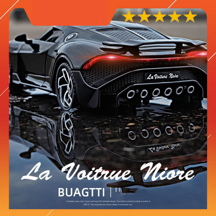 [HỎA TỐC]  [hcm] Siêu xe mô hình kim loại Bugatti La Voiture Noire tỷ lệ 1:32 đồ chơi cho bé , hàng 
