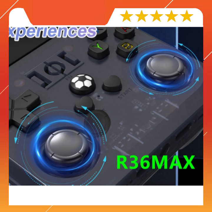 [HỎA TỐC]  [hcm] Máy Chơi Game Video Cầm Tay R36 Max Retro Hệ Thống Linux 4.0 Inch Màn Hình IPS Di Đ
