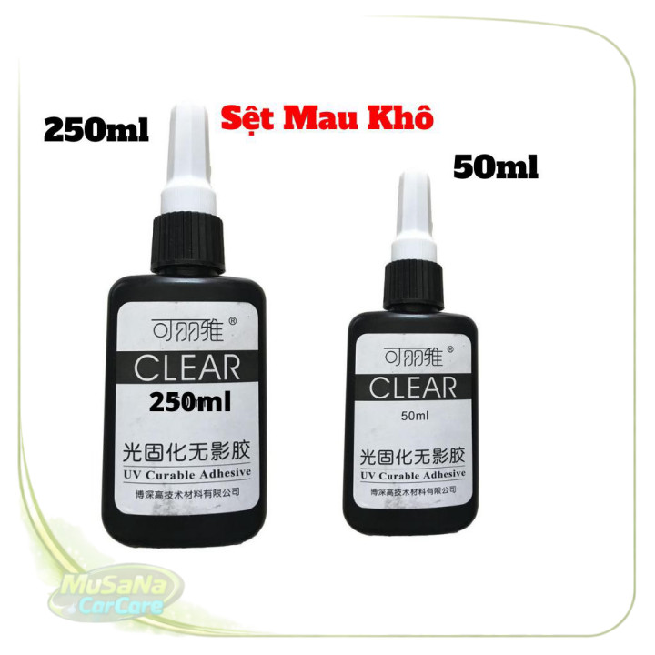 [HOT] Keo Uv Bysun Clear Cao Cấp Dán Kinh, Keo UV Dán Mica Keo Sệt Mau Khô - GIAO HỎA TỐC HCM