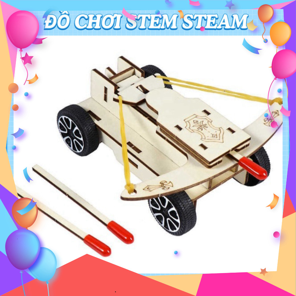 STEM -   Xe bắn Cung/nỏ - Đồ chơi giáo dục STEM STEAM