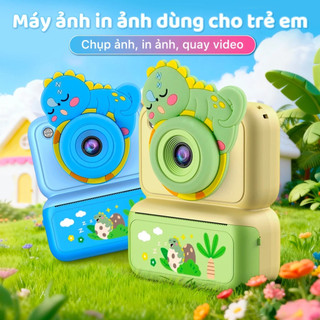 Máy Ảnh In Ảnh Trẻ Em Rhebar 48MP - In Ảnh Trắng Đen Không Mực In Nhiệt - In Ảnh - Chụp Hình Quay Video