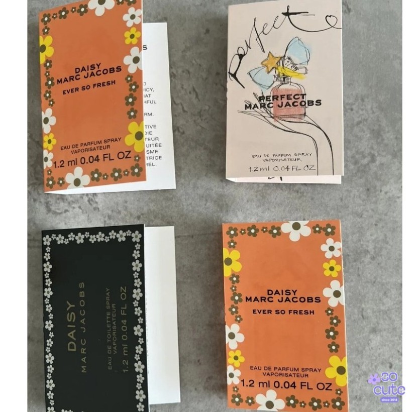 Socutevn - Vial Nước Hoa Marc Jacobs Daisy Dream - Daisy Love - Perfect - Daisy For Ever 1.2ml