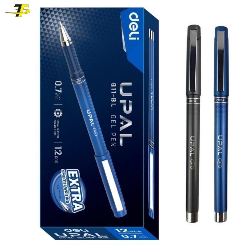 Bút ký Deli Upal G11-BL 0.7mm / Bút Gel Deli Upal G11-BL 0.7mm