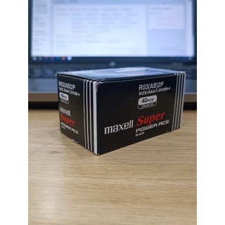 1 Hộp Pin Maxell AAA 1.5V UM4 R03 (AB) 2P